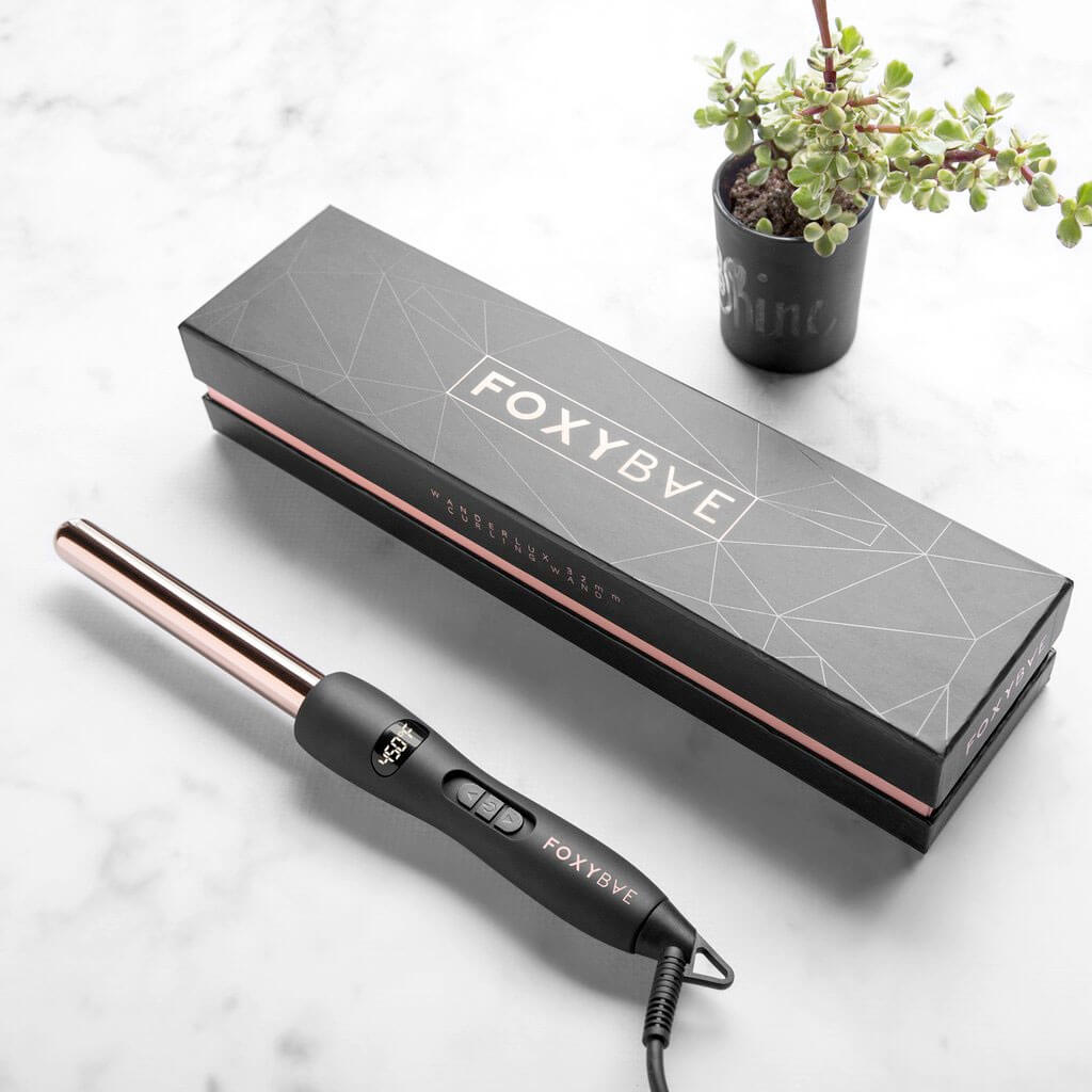 rose gold curling wands