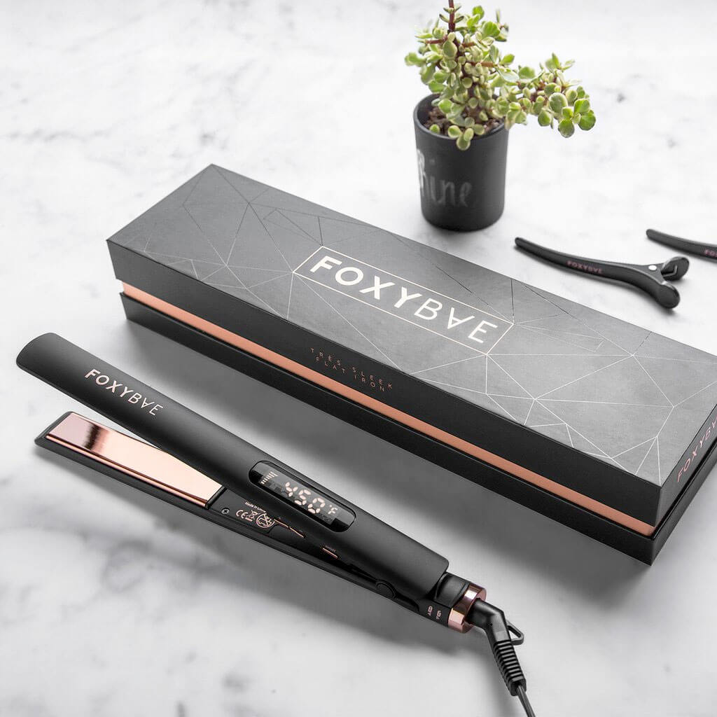 rose gold flat iron