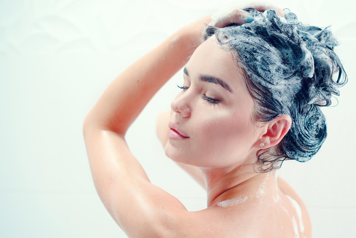 how to soften hard water for washing hair