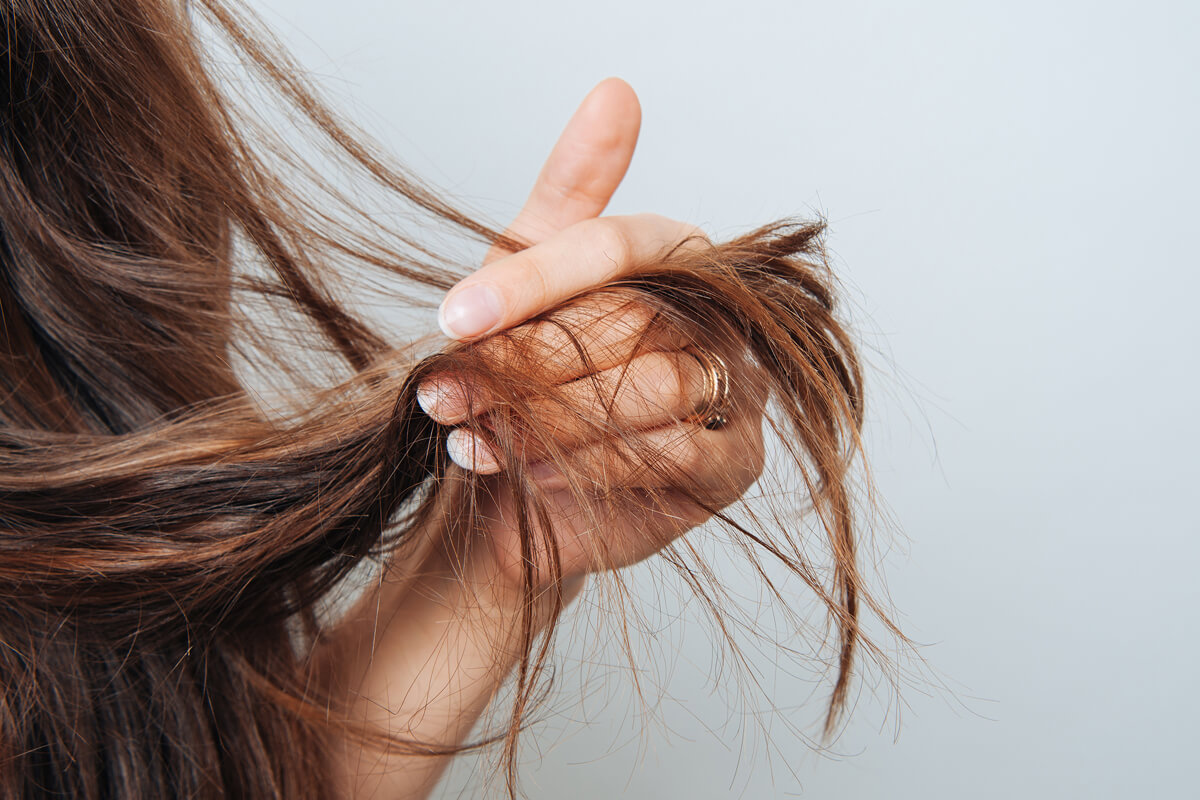 apply oil in locks after brazilian blowout