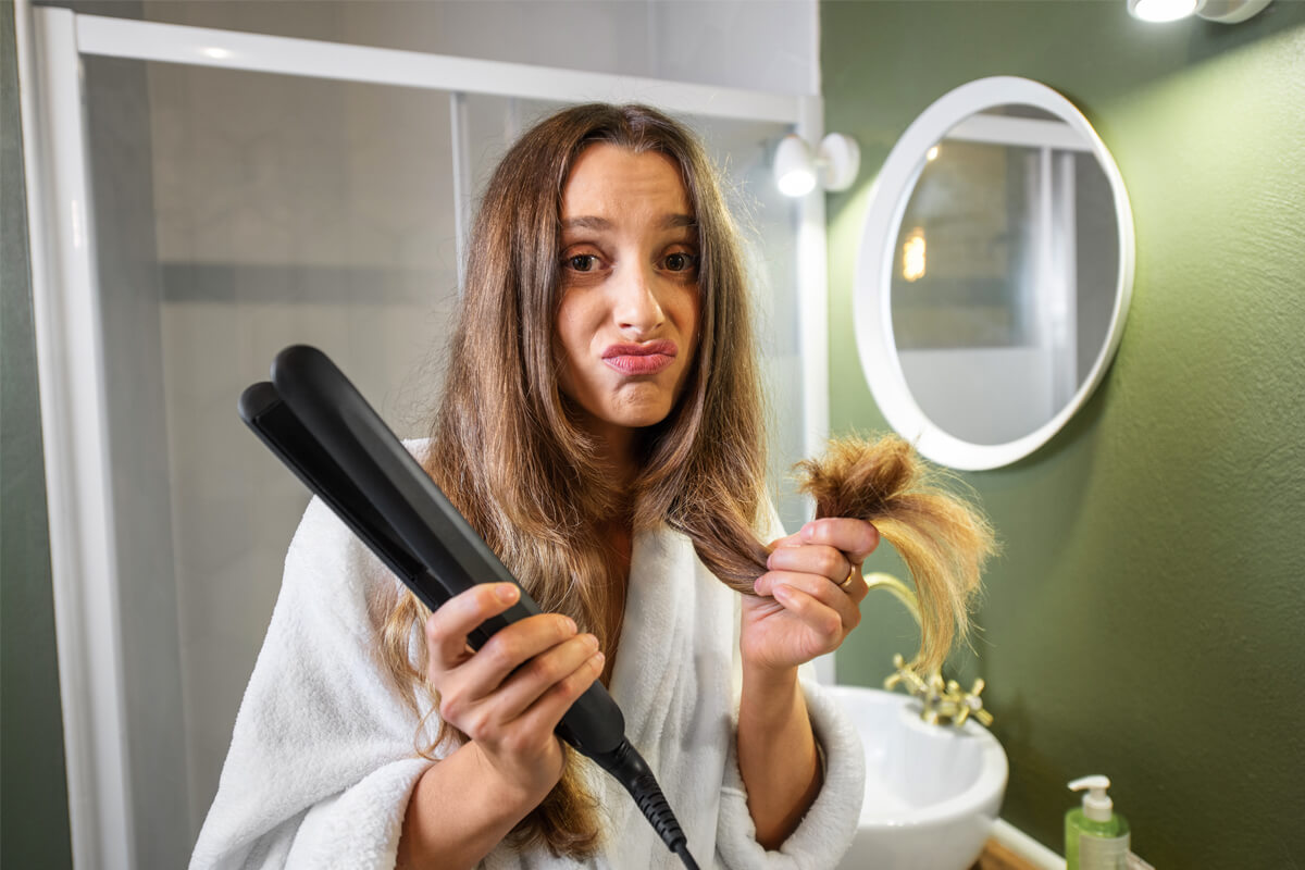 natural hair texture feeling rough