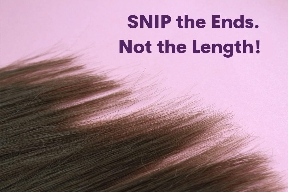 what happens when you don't trim split-ends regularly
