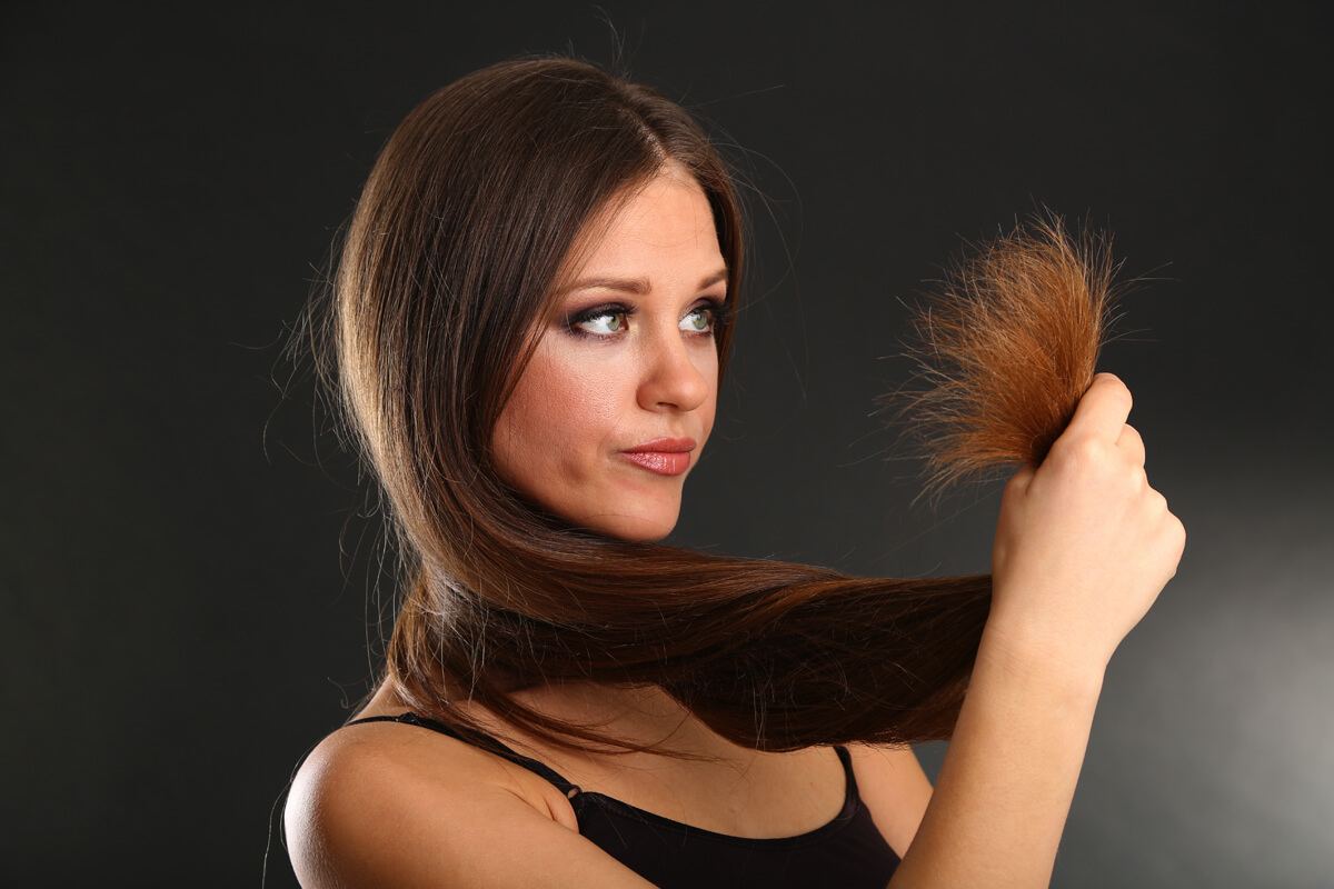 can hair split ends go away