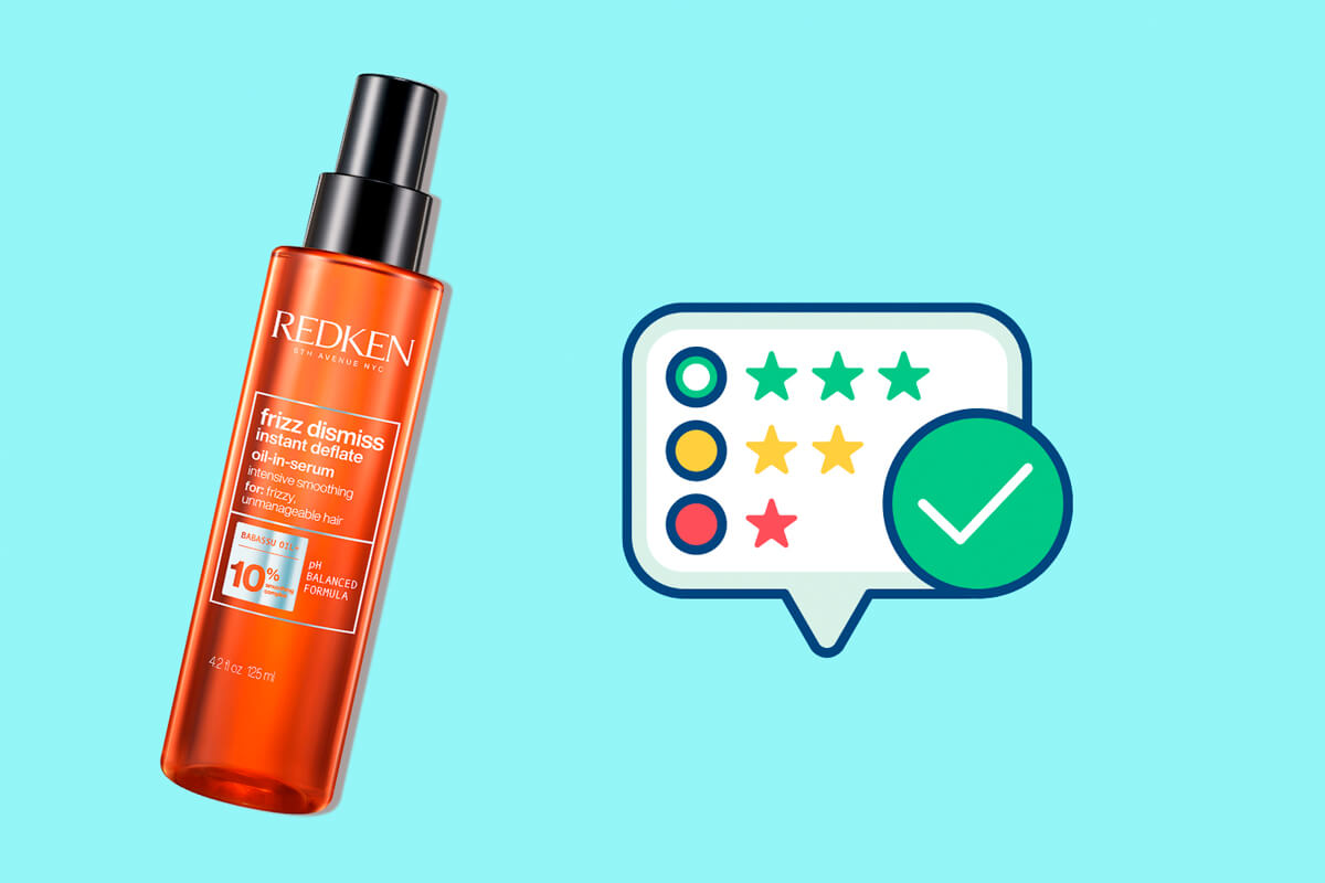best Redken serum and hair products reviews frizz dismiss instant deflate oil serum