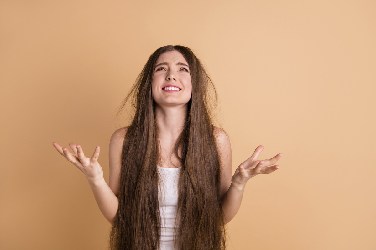 Why long hair is prone to frizz