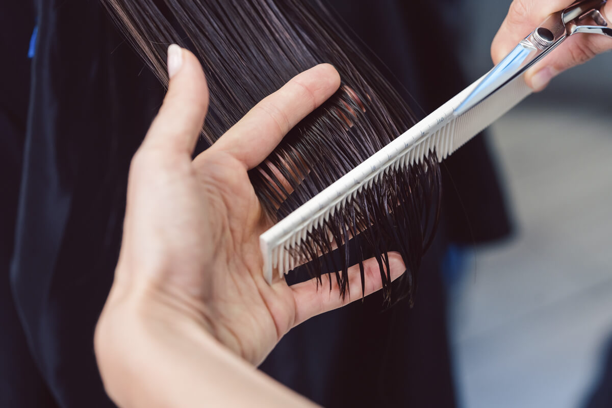 wash then cut split ends