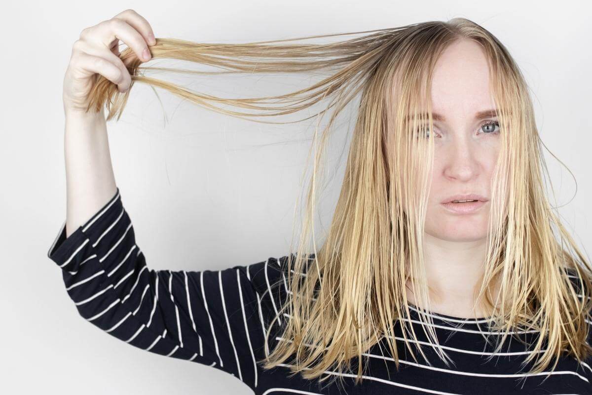 You may have healthy hair but it's not thick