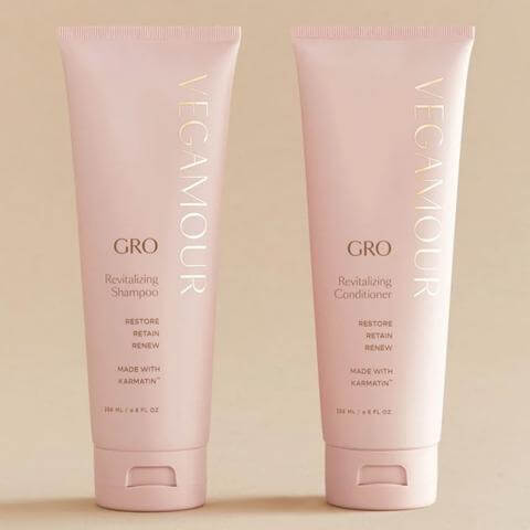Vegamour Gro shampoo and conditioner