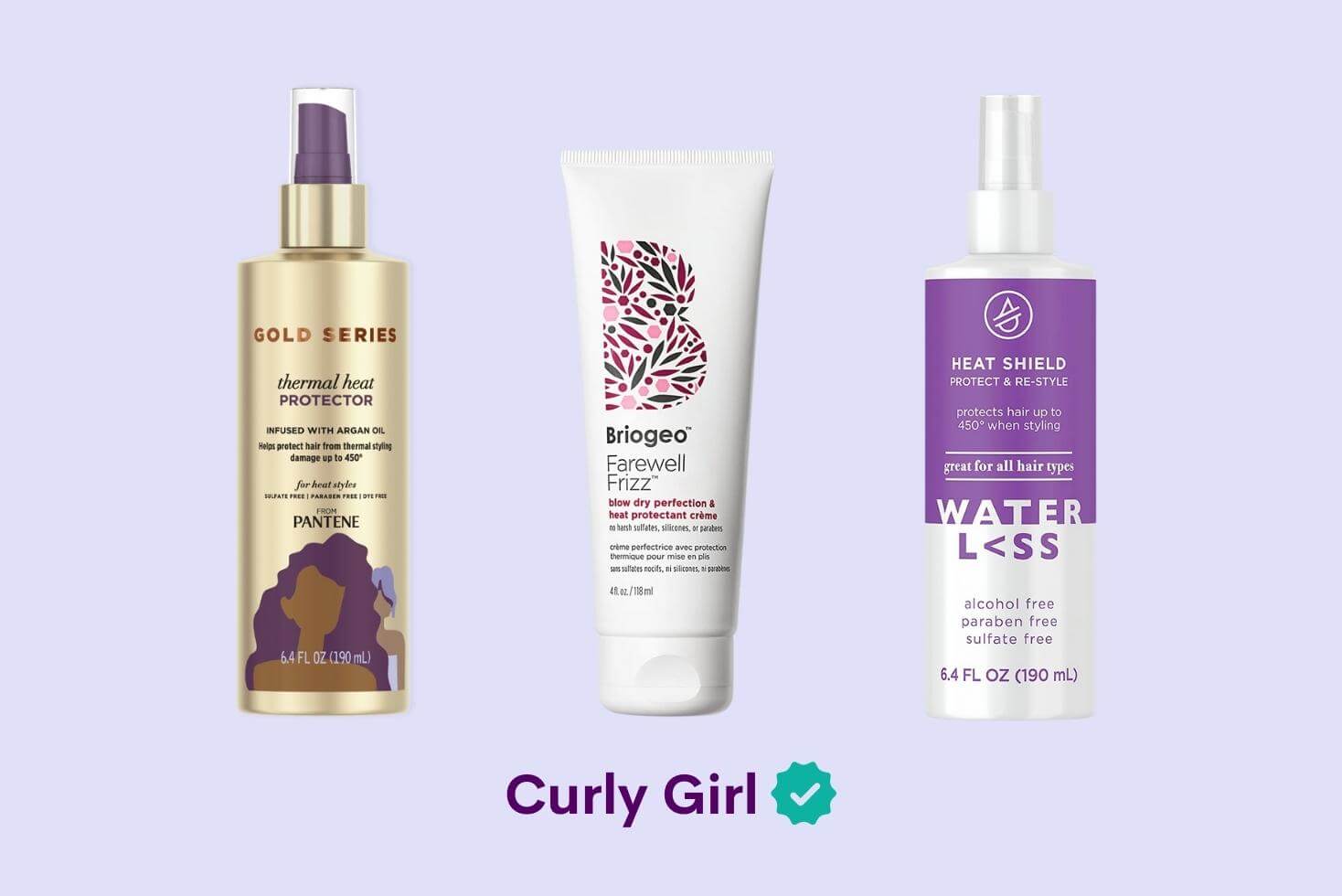 curly girl approved heat protectants