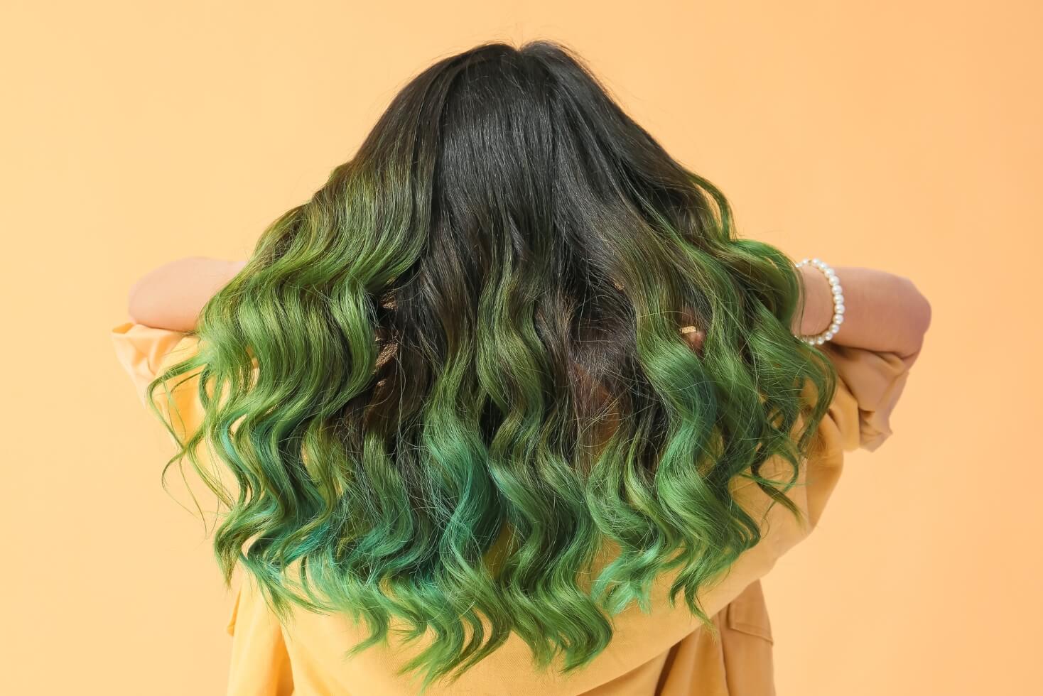 how to remove green tones from hair