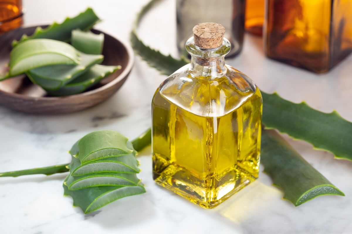 what oil to mix with aloe vera for low porosity hair