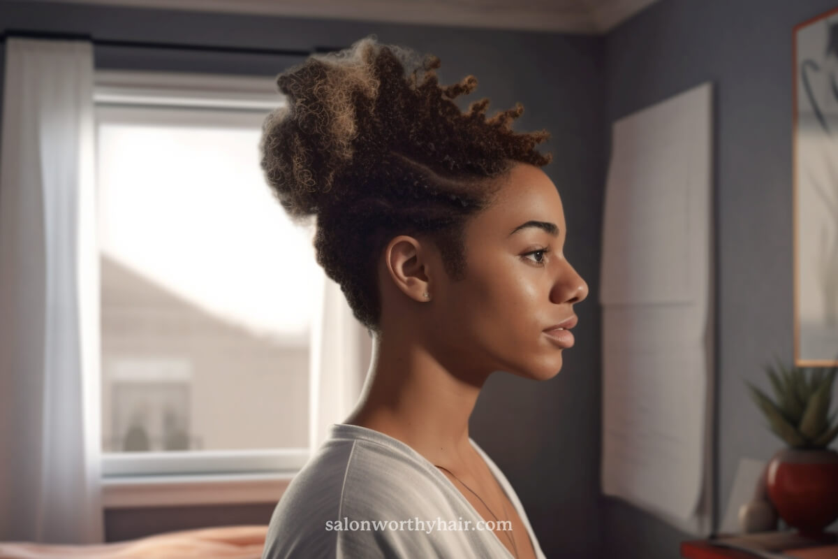 tie up curly hair without ruining it top knot buns are healthy for curly hair
