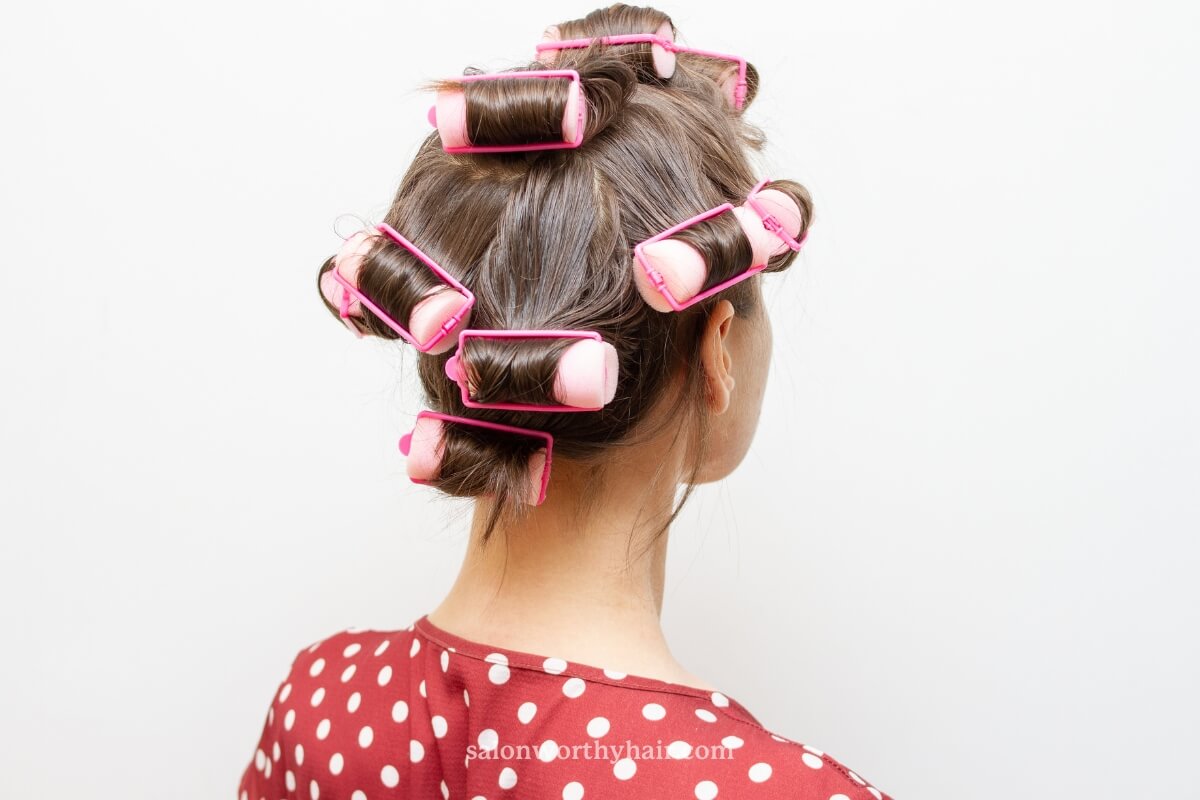 hair roller types used in the 50s
