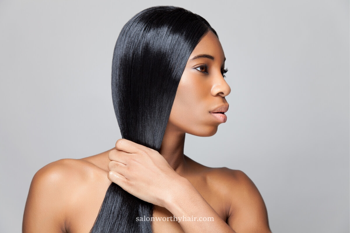 salon relaxer for frizzy hair 
