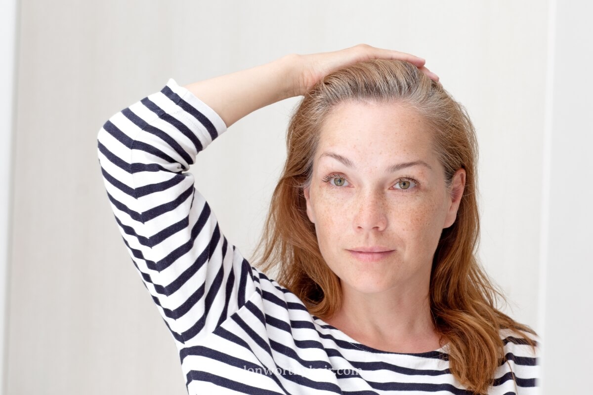 how to prevent frizzy hair during menopause