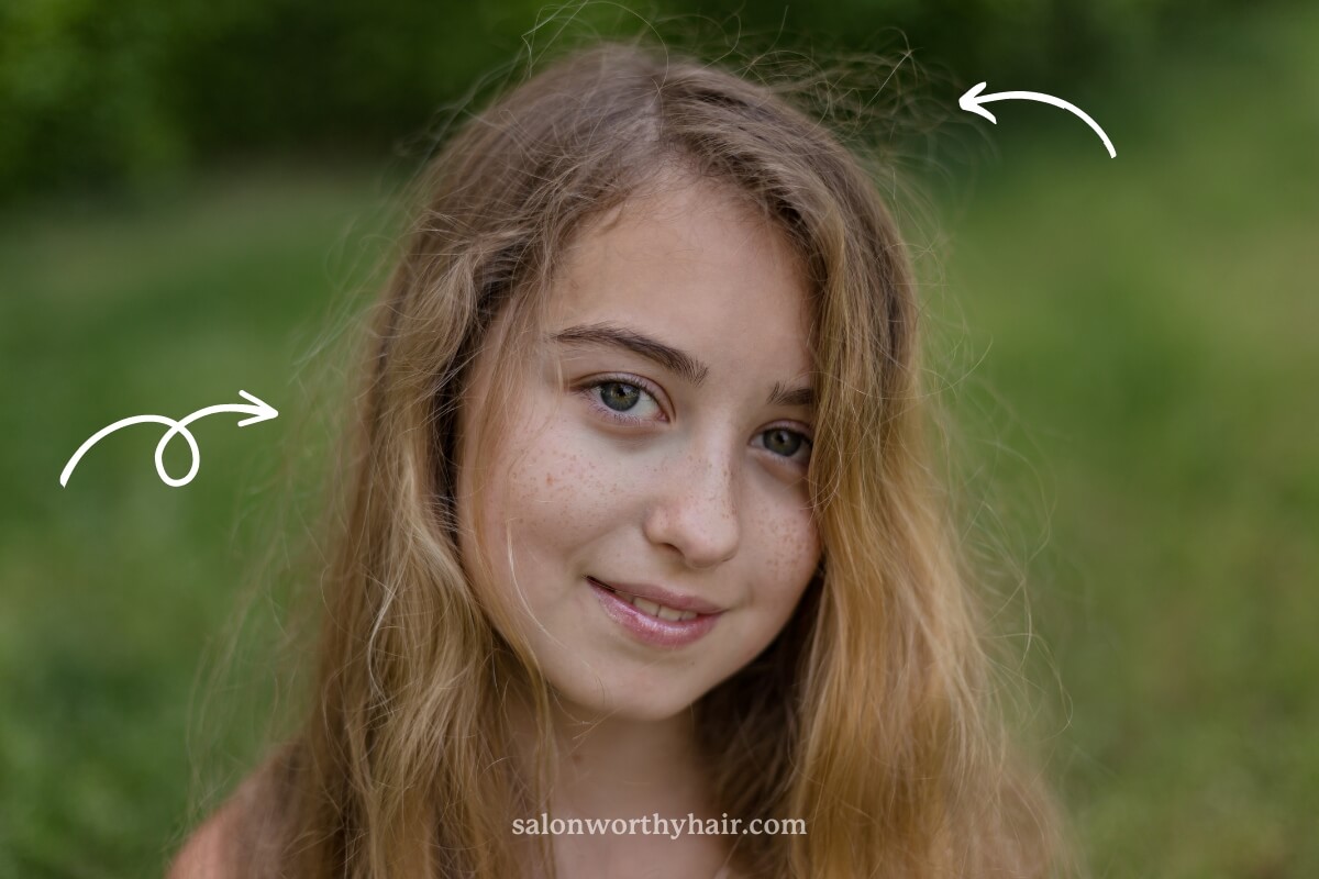 what is surface frizz and what does it look like