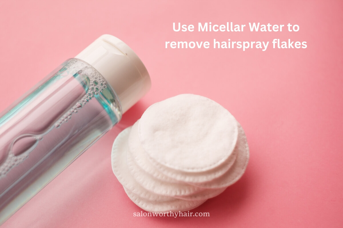 how micellar water removes flakes buildup from hairsprays and other impurities from the scalp