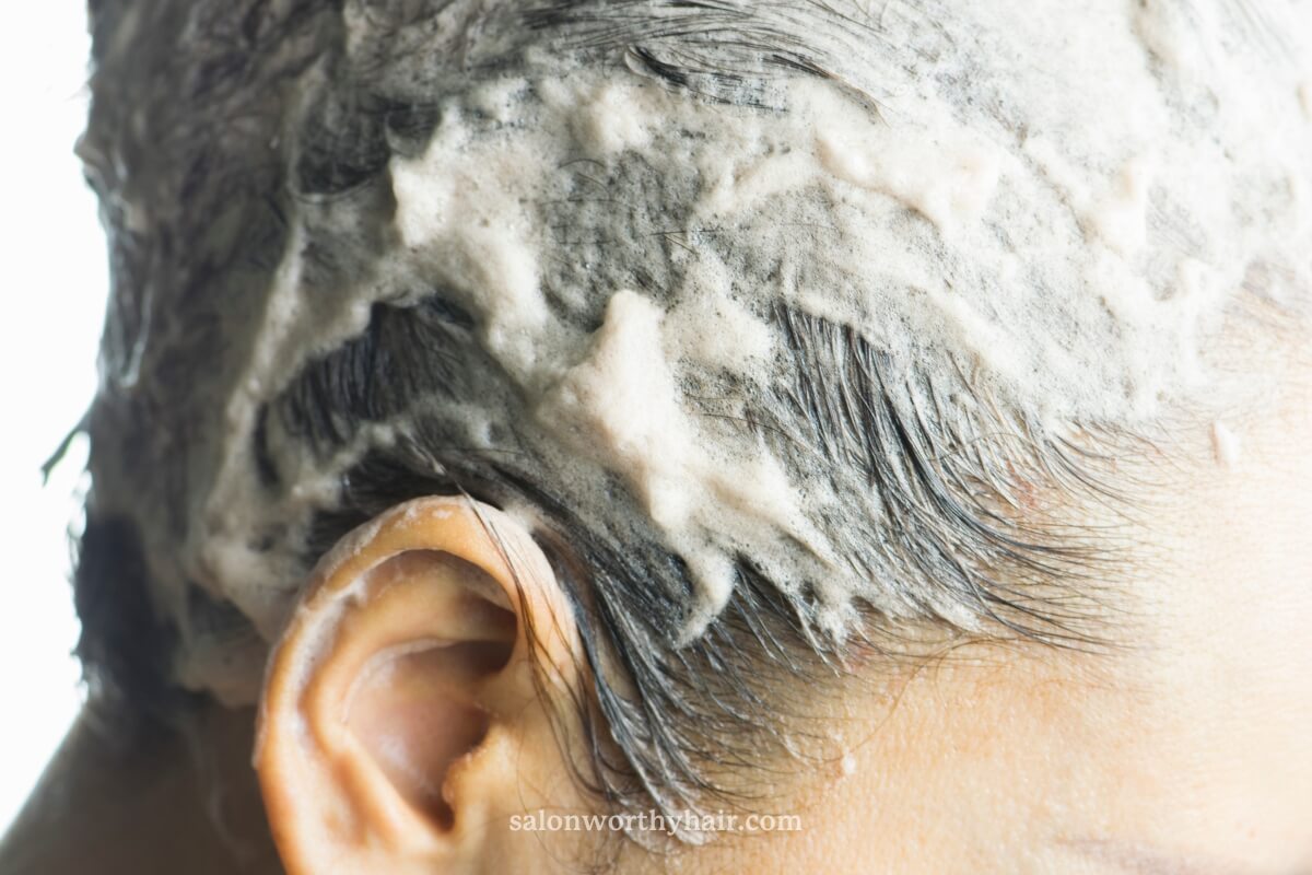 effective cleansing solution for yellowing hair