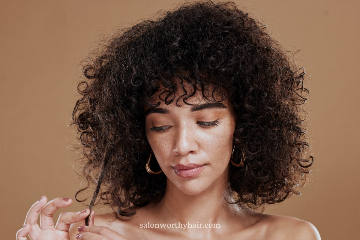 frizzy hair and curly hair have different characteristics