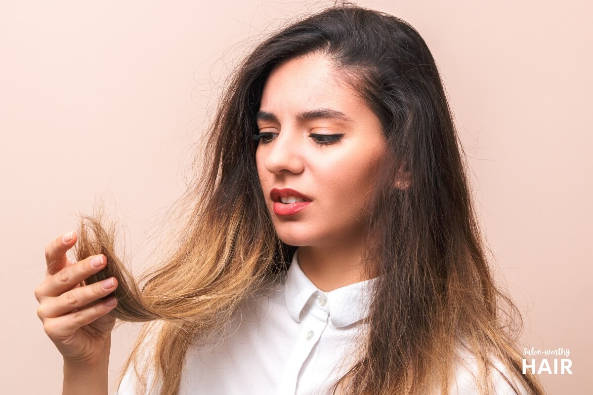 split ends can cause hair breakage further up the shaft