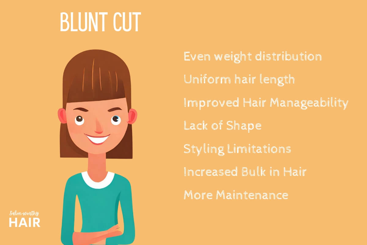 pros and cons of blunt cut for frizzy hair