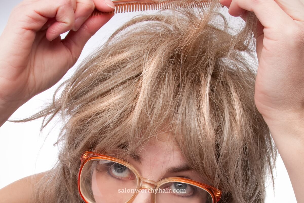 how to comb hair if you want fluffy hair