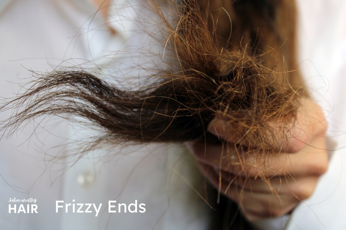 you should cut off frizzy ends to prevent breakage