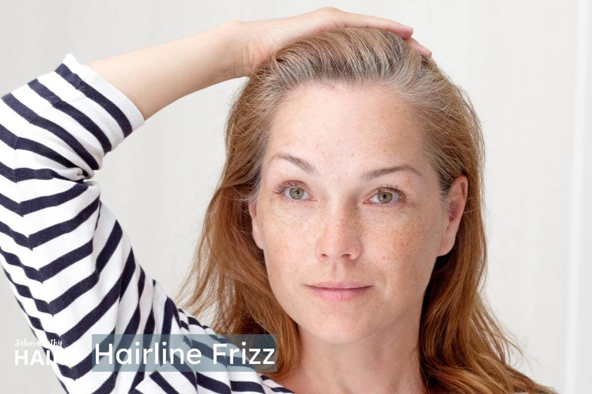 instructions on how to stop hairline from frizzing