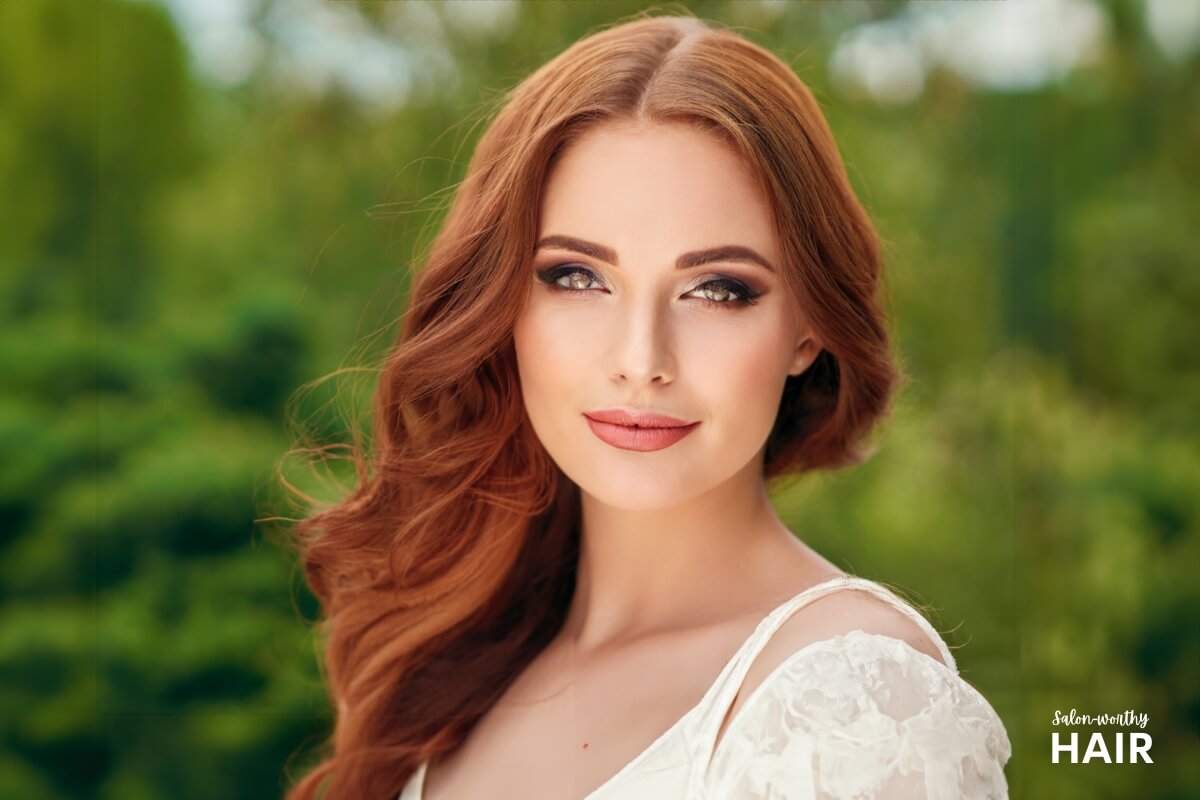 auburn hair color representation