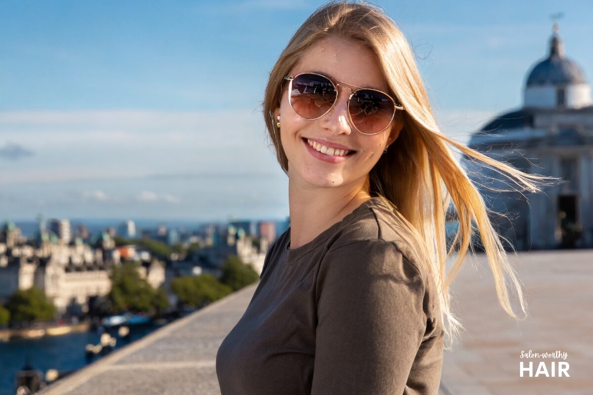 beige blonde is a neutral-toned blonde with subtle warmth, offering a muted, natural-looking elegance.