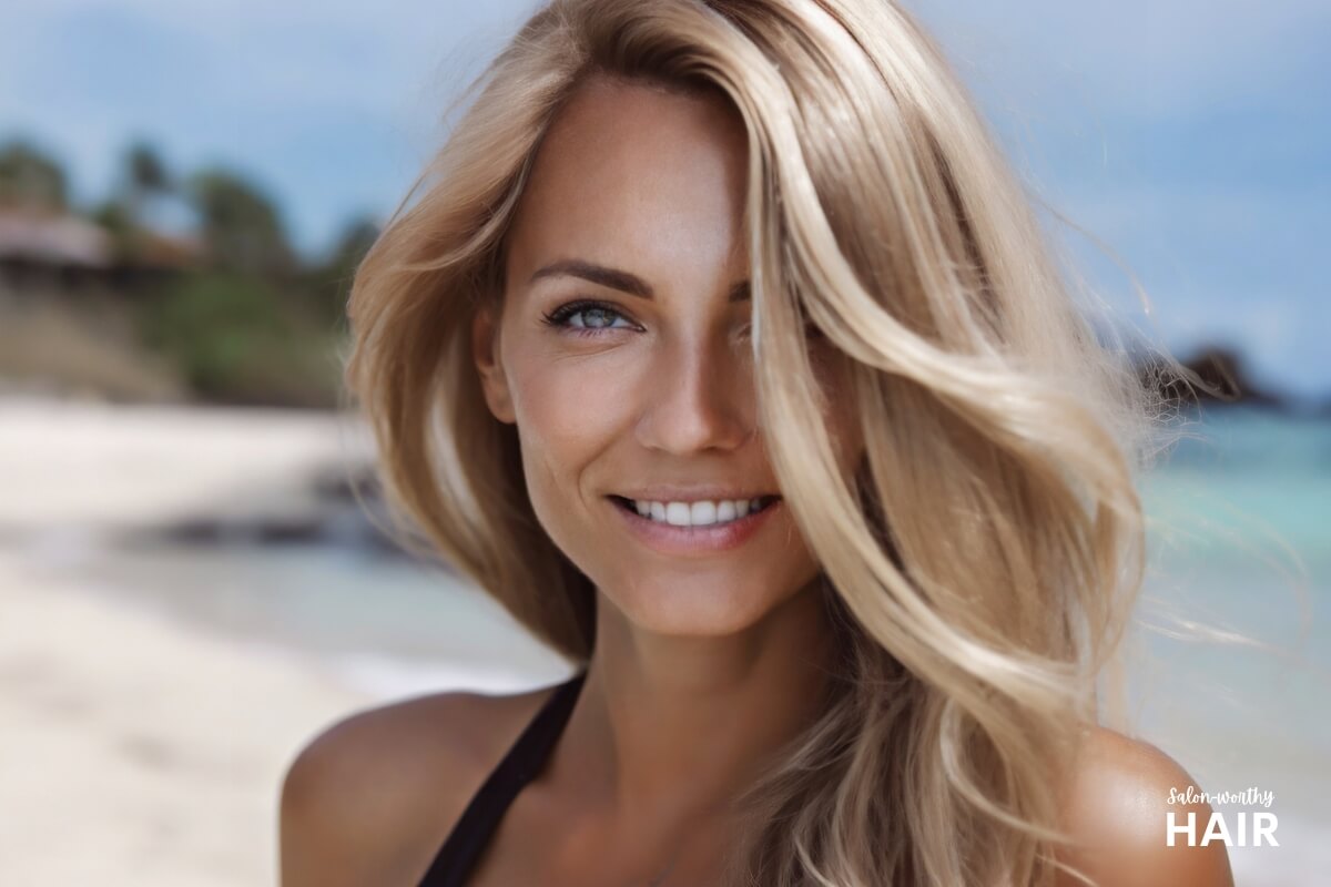 Sandy blonde has sun-kissed, neutral undertones, and natural appearance; a balance between golden and ashy hues.