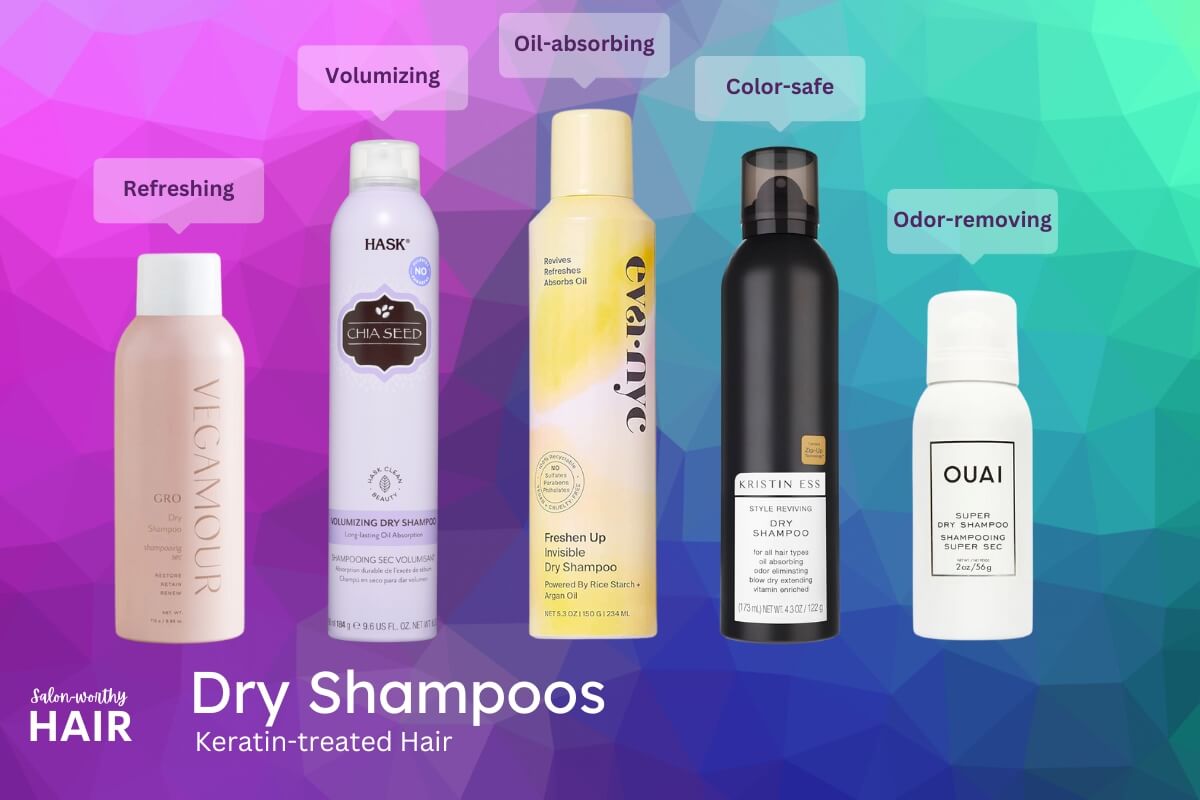 7 Best Dry Shampoos for Keratin Treated Hair: Refreshing, Revitalizing, and Volumizing