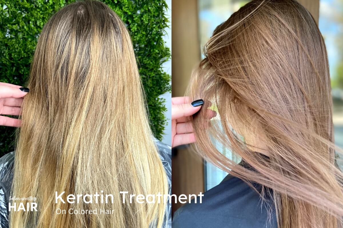 Keratin Treatment on Colored Hair: Tips & Precautions